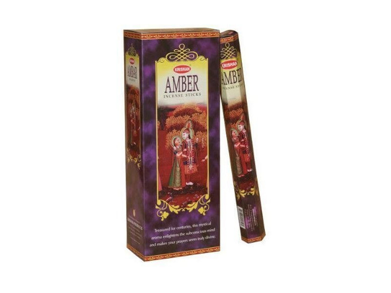 Encens Krishan Ambre pas cher - Paiement Sécurisé