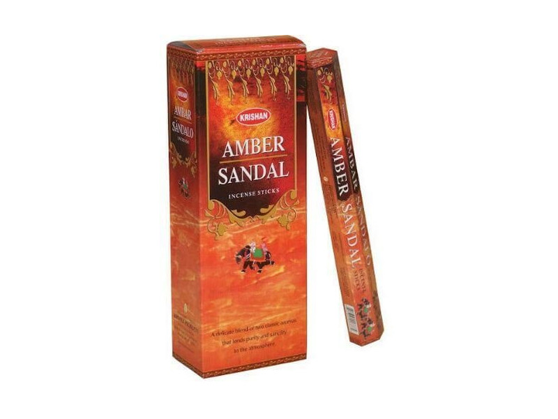Encens Krishan Ambre Santal pas cher - Paiement Sécurisé