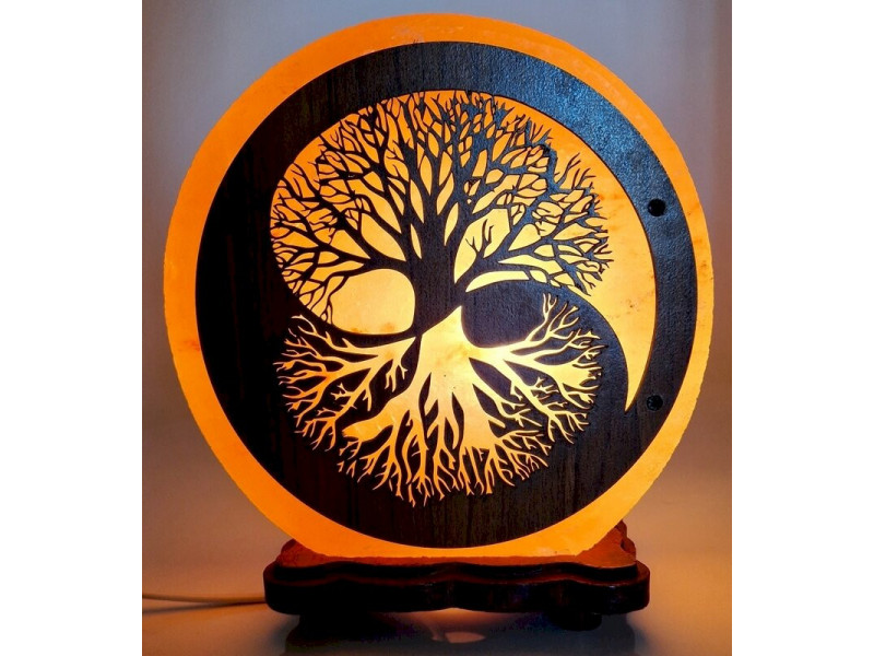 Lampe de Sel Arbre de Vie Yin-Yang Pas Cher | Livraison Rapide