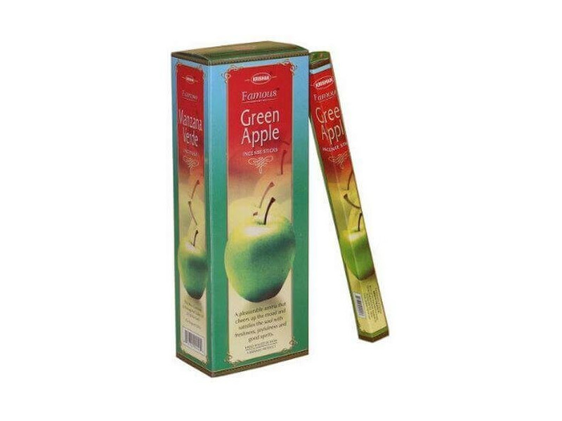 Encens Krishan Pomme Verte pas cher - Paiement Sécurisé