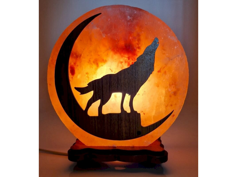 Lampe de Sel Loup Pas Cher | Livraison Rapide