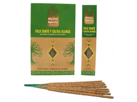 Encens Palo Santo  & Sauge Blanche pas cher - Paiement Sécurisé