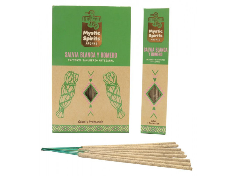 Encens Sauge Blanche  & Romarin pas cher - Paiement Sécurisé