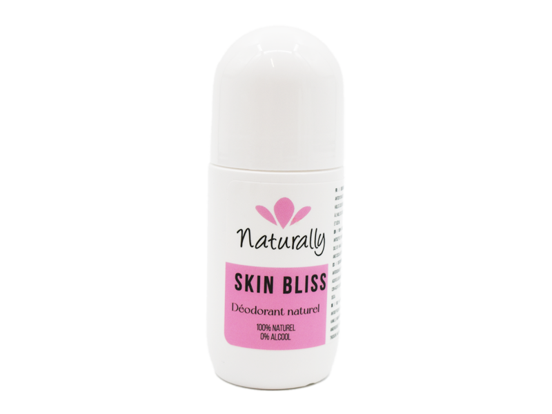 Déodorant roll on Skin bliss - 50ml 100% naturel Pas Cher