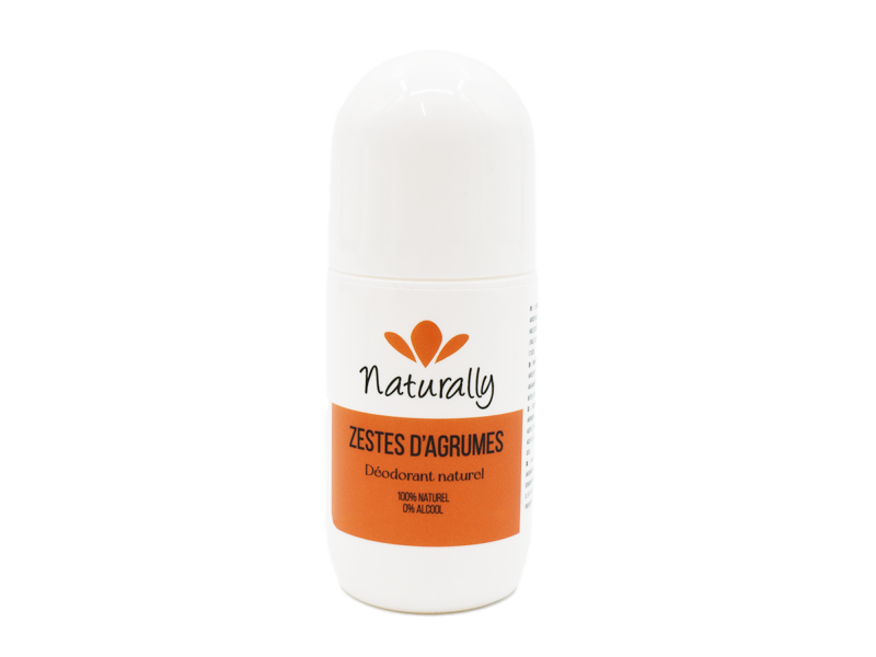 Déodorant roll on - Zestes d'agrumes - 50ml Pas Cher