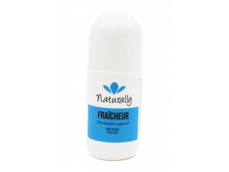 Déodorant roll on - Fraîcheur - 50ml 100% naturel Pas Cher
