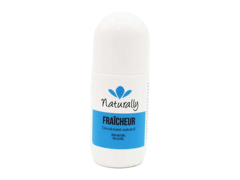Déodorant roll on - Fraîcheur - 50ml 100% naturel Pas Cher