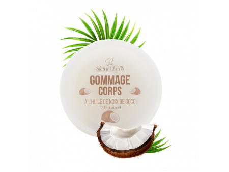 Gommage corps - Noix de coco - 100ml 100% naturel Pas Cher