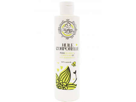 Huile corporelle pour vergetures, cicatrices et peau déshydratée - 250ml 100% naturelle Pas Cher