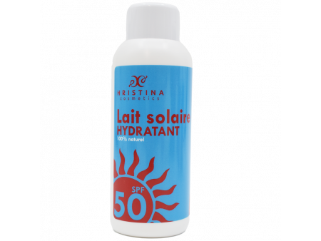 Lait solaire hydratant et protecteur SPF50 - 150ml 100% naturel Pas Cher