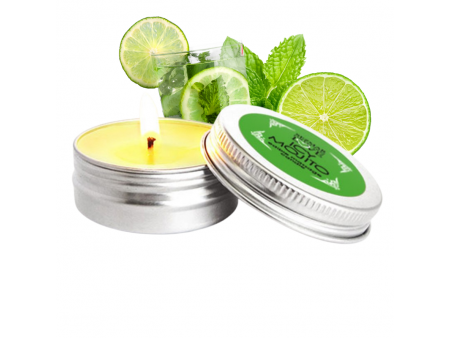 Bougie de massage Mojito 30ml 100% naturelle Pas Cher