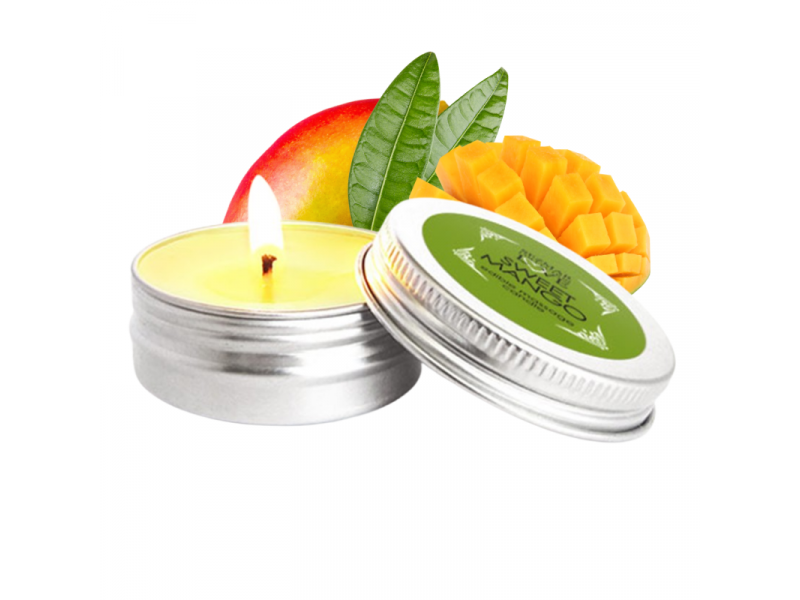 Bougie de massage mangue 30ml 100% naturelle Pas Cher