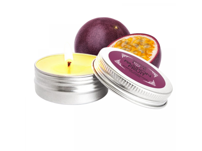 Bougie de massage fruit de la passion 30ml 100% naturelle Pas Cher