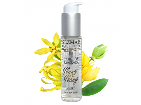 Huile de massage professionnelle Ylang Ylang 100% naturelle 50 ml Pas Cher