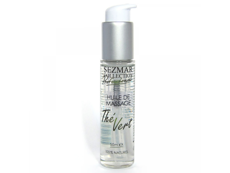 Huile de massage professionnelle Thé Vert 100% naturelle 50 ml Pas Cher