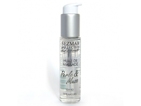 Huile de massage professionnelle Perle & Musc 100% naturelle 50 ml Pas Cher
