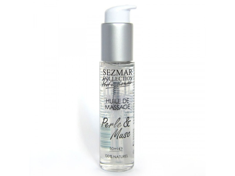 Huile de massage professionnelle Perle & Musc 100% naturelle 50 ml Pas Cher