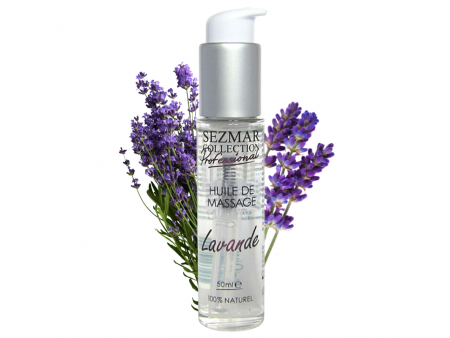 Huile de massage professionnelle Lavande 100% naturelle 50 ml Pas Cher
