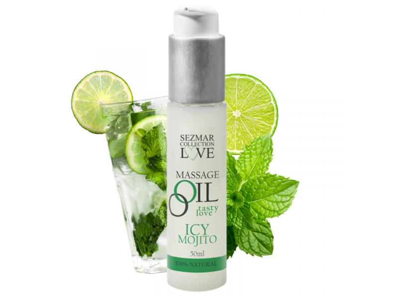 Huile de massage mojito 100% naturelle 50ml Pas Cher