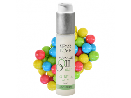 Huile de massage bubble gum 100% naturelle 50ml Pas Cher