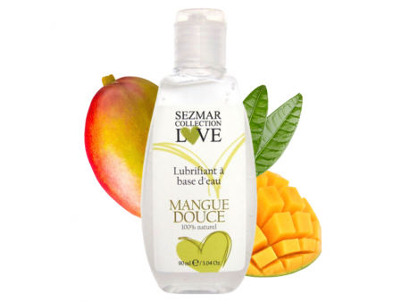 Lubrifiant à base d'eau 100% naturel Mangue 90 ml Pas Cher