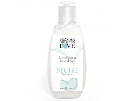 Lubrifiant à base d'eau 100% naturel Neutre 90 ml Pas Cher