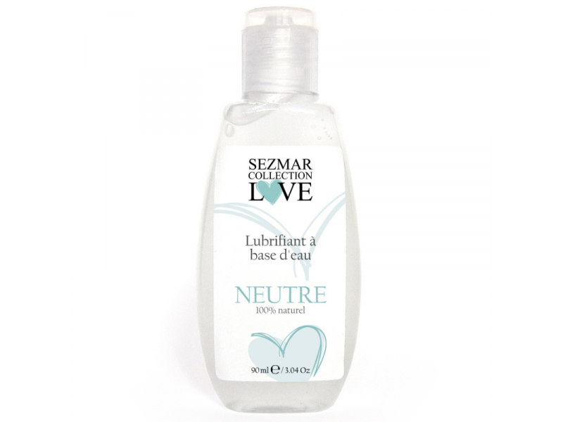 Lubrifiant à base d'eau 100% naturel Neutre 90 ml Pas Cher