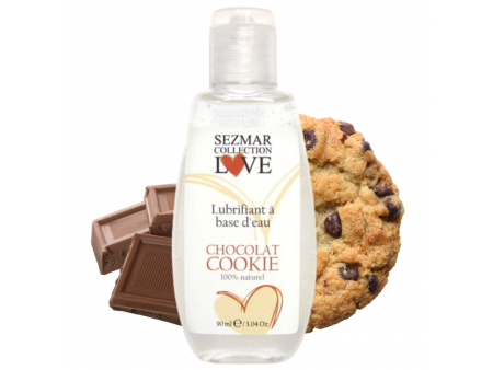 Lubrifiant à base d'eau 100% naturel Chocolat Cookie 90 ml Pas Cher