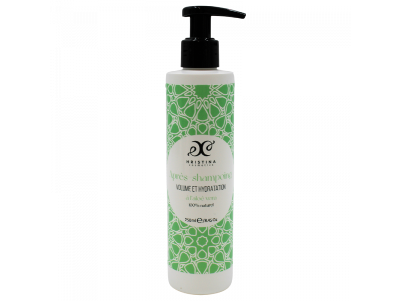 Après-shampoing volume et hydratation enrichi à l'aloe vera 100% naturel 250ml Pas Cher