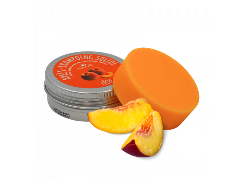 Après-shampoing solide - Pêche 50gr Pas Cher