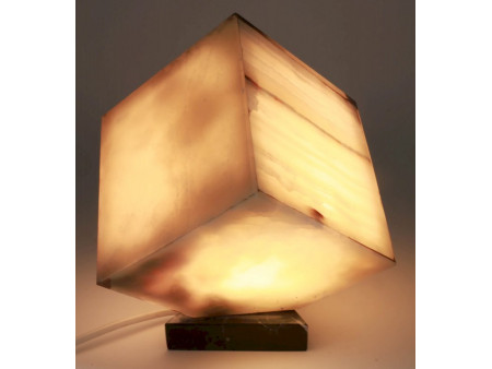 Lampe Onyx Cube Design 4KG Pas Cher | Paiement Sécurisé