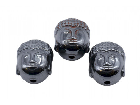 Séparateur Bouddha Hématite 100pcs Pas Cher - Paiement Sécurisé