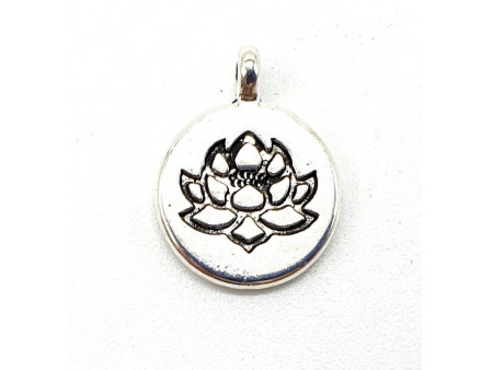 Charme Lotus Argent 50pcs Pas Cher - Paiement Sécurisé