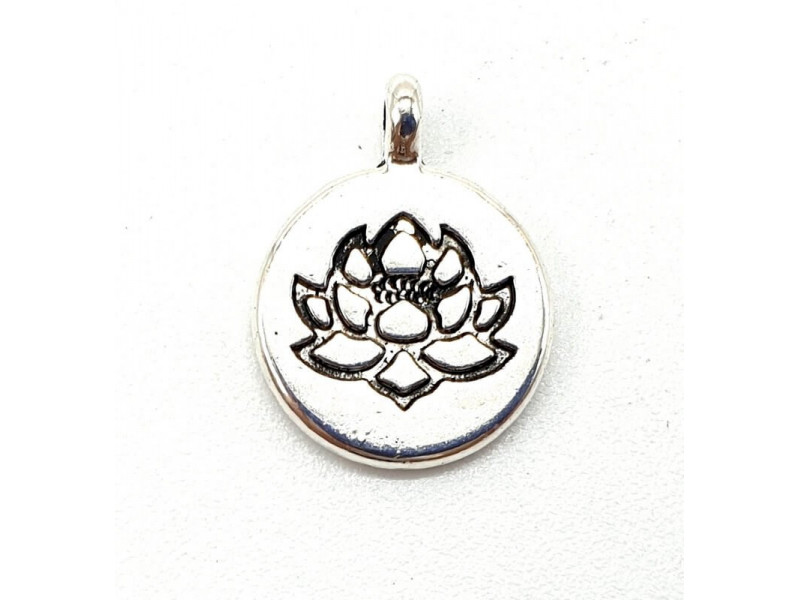 Charme Lotus Argent 50pcs Pas Cher - Paiement Sécurisé