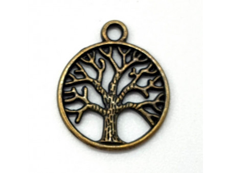 Charme Arbre de Vie Bronze 50pcs Pas Cher - Paiement Sécurisé