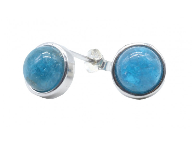 Boucles d'oreilles Argent 925 Apatite Pas Cher