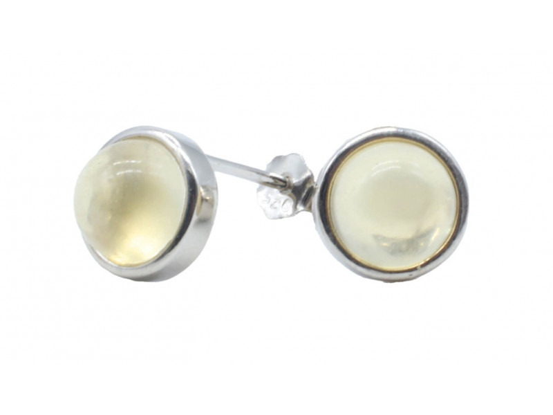 Boucles d'oreilles Argent 925 Citrine Pas Cher