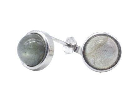 Boucles d'oreilles Argent 925 Labradorite Pas Cher