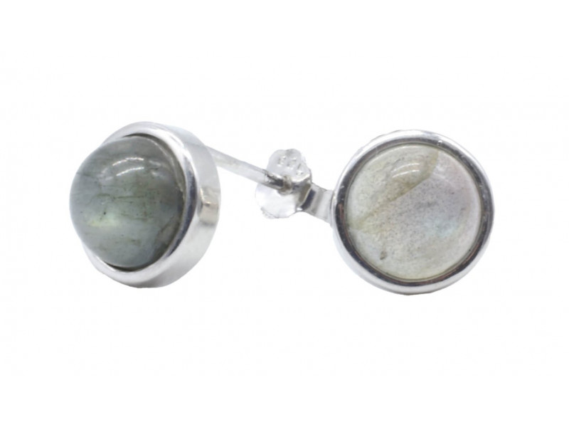 Boucles d'oreilles Argent 925 Labradorite Pas Cher