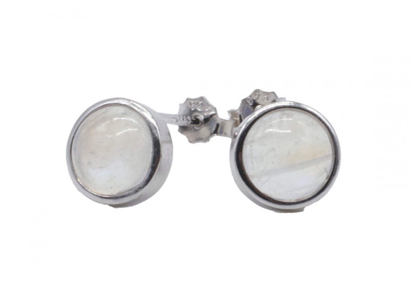Boucles d'oreilles Argent 925 Pierre de Lune Pas Cher
