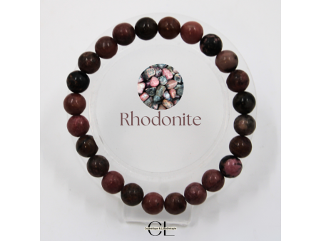 Bracelet en pierres naturelles Rhodonite Pas Cher