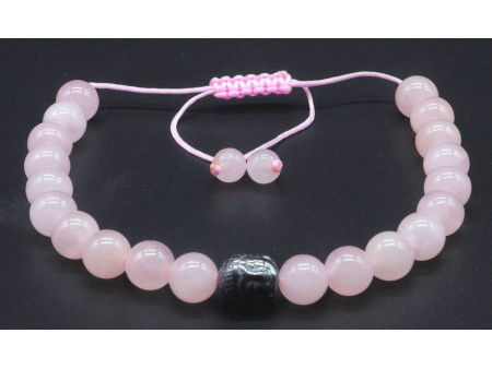 Bracelet Ajustable Quartz Rose Pas Cher