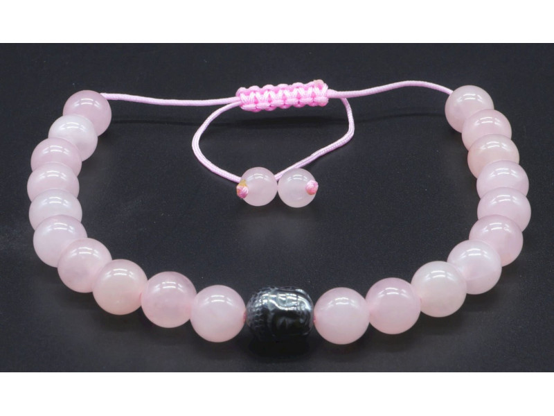 Bracelet Ajustable Quartz Rose Pas Cher