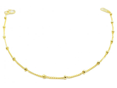 Bracelet Chaîne simple Plaqué Or Pas Cher