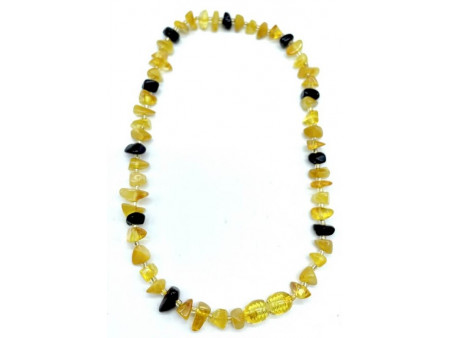 Collier Ambre Chips 45cm Pas Cher