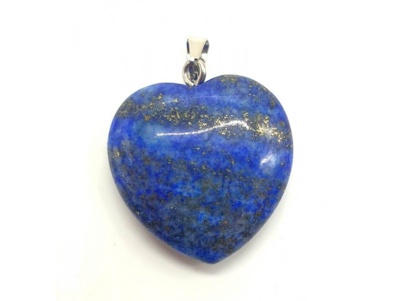 Pendentif Coeur Lapis Lazuli Pas Cher