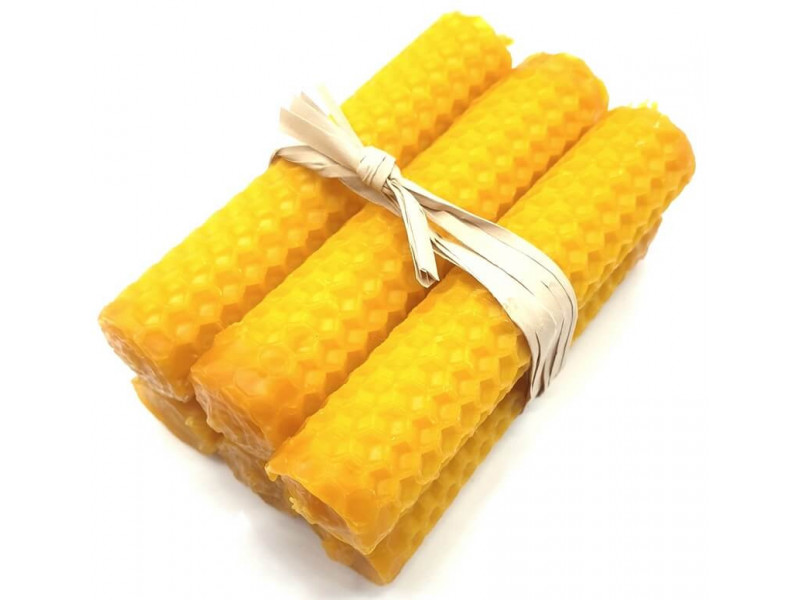 Bougie Cire d'Abeille 10cm Pas Cher