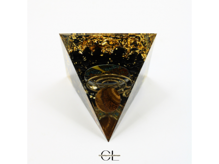 Orgonite pyramide Oeil de Tigre Pas Cher | Livraison Rapide