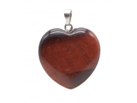 Pendentif Coeur Oeil de Taureau Pas Cher