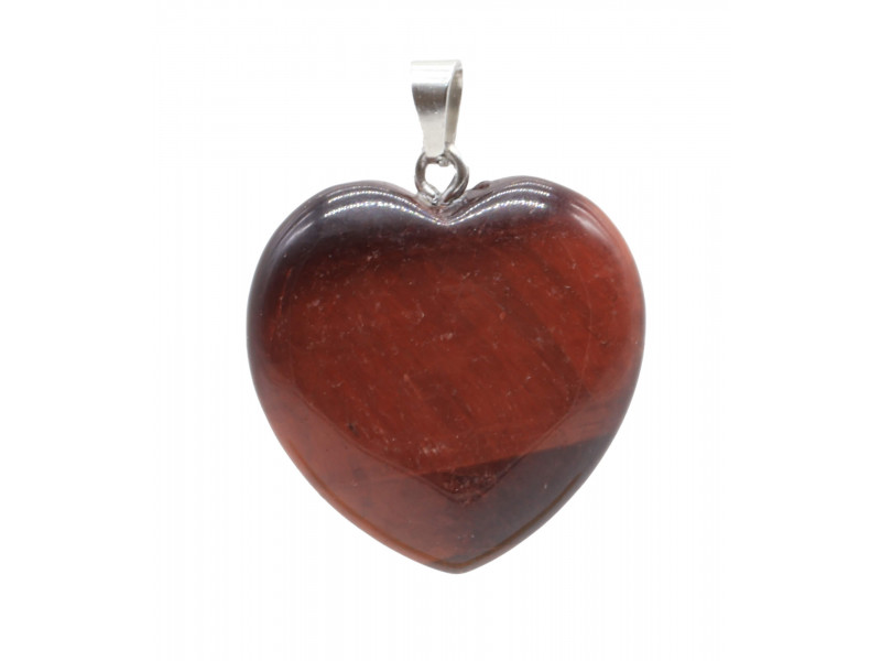 Pendentif Coeur Oeil de Taureau Pas Cher